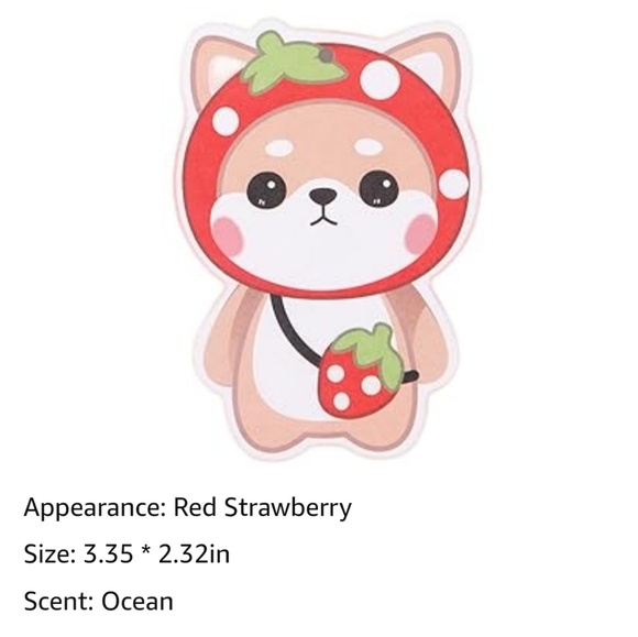 Bouroki Cute Cartoon Shiba Inu Series Car Air Fresheners in 5 Different Scents - Picture 13 of 15